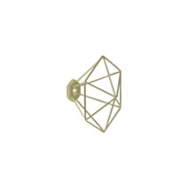 1 patère à visser et composer Filaire Métal Doré