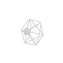 1 patère à visser et composer Filaire Métal Blanc