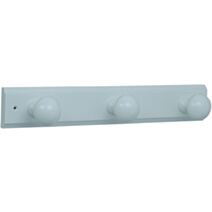 portemanteau club blanc 3 têtes