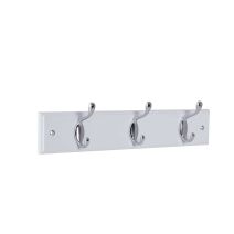 Portemanteau 3 patères à fixer Castor Blanc