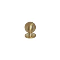 Bouton de meuble New Or brossé zamak Ø30mmx40mm - BAR PLUS