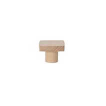 bouton modulo carre bois 40x40 h.30 mm