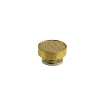 bouton de meuble cercle laiton dore diam.40 h.20 mm