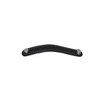 Poignée meuble cuir noir 140x20x2mm - BAR PLUS