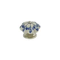 Bouton meuble céramique blanc/crème 43x43x35mm - BAR PLUS