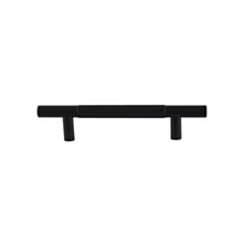 Poignée de meuble acier noir mat entraxe 96mm - BAR PLUS