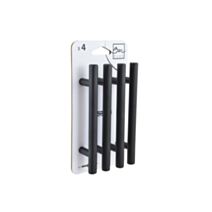 Set de 4 boutons de meuble fil noir acier - BAR PLUS