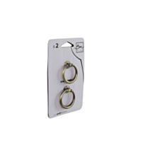 Set de 4 boutons de meuble zamack Ø42 mm vieux laiton - BAR PLUS