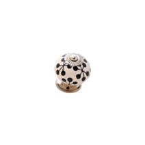 Bouton de meuble Trèfle noir Ø45mm H40mm - BAR PLUS