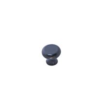 Bouton de meuble plastique Ø32x28mm noir x6 - BAR PLUS