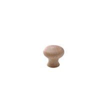 Bouton de meuble hêtre brut rustique Ø32mm x6 - BAR PLUS