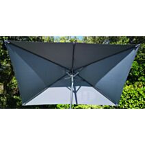 Parasol droit Tilt 3x2m Gris ardoise - GIVEX