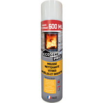 Mousse nettoyante vitres poêles inserts ecoge 600ml