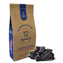 Charbon de bois gros morceaux 40L - SOLER
