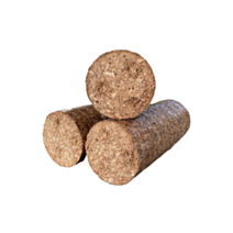 5 Bûches de bois densifié Sac de 9kg - SOLER