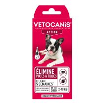 Spot-on fiprocanis petit chien 67 mg