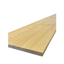 Tablette Pin Rustique 1 Arrondi 22x500 1m20