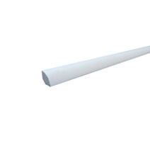 Quart de rond PVC blanc 15x2600mm -