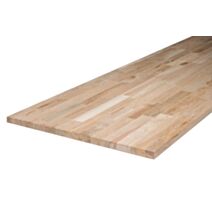 Tablette chêne lamellé collé brut 1,8x50x200cm