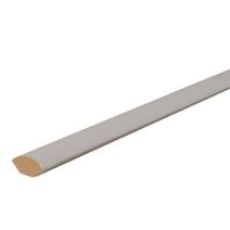 Quart rond mdf blanc 18 2m44
