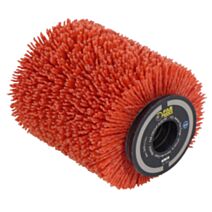 Brosse fil nylon enrobé d'abrasif
