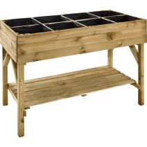 Carré Potager Surélevé Gariguette 120x60xH.87cm- CERLAND