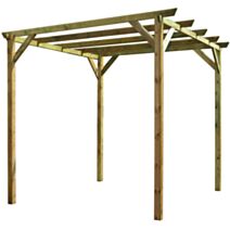 Pergola Carre en Bois 3x3m - CERLAND