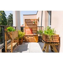 Banc Occultant Memphis en Bois 91x50xH.160cmCERLAND