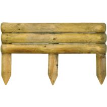 Bordure De Jardin Stackette Pin Cl.3 L100xH.30/60cm - CERLAND