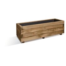 Bac à Fleurs Bois First 80x40xH.27cm -CERLAND
