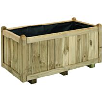 Bac à fleurs bois VENDOME 92x46xH.43cm - CERLAND