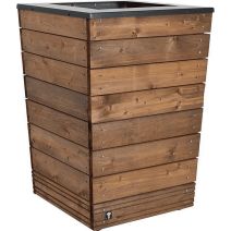 Bac bois COLLECTORS en “V”L55/45 x P55/45 x H76 cm - BURGER