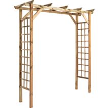 Pergola Valeriane Double Droite 210x72xH.214.5cm -CERLAND