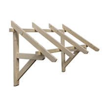 Auvent porte d'entrée - BURGER