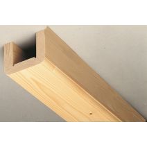 poutre clips sapin naturel sans teinte - BURGER