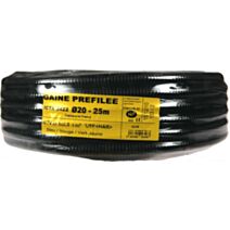 Gaine noir icta préfilée 20g 3x2,5 25m
