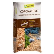 Plaquettes paillage bois naturel Coponature 60L - TERRE & NATURE
