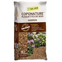 coponature plaquettes de bois marron - TERRE & NATURE