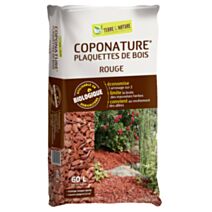 coponature plaquettes de bois rouge - TERRE & NATURE