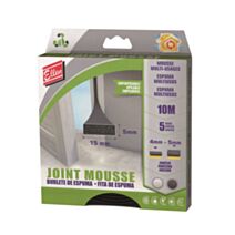 Joint mousse multiusage Noire 10M Epaisseur 5MM