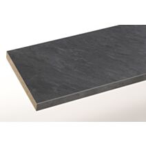 Plan stratifié 275 x 64 x 38 mm couleur ardoise - ACTIBOIS