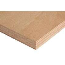 Panneau de bois contreplaqué Okoumé Marine 250x122x0,9cm