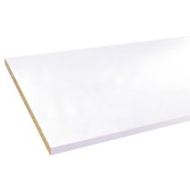Tablette mélaminée blanc 2 chants 18 mm 2500 x 600 mm - SUPBOIS
