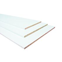Tablette mélaminée 200x30cm 16mm blanc
