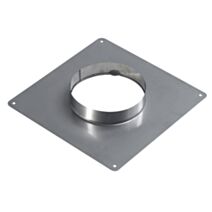 Plaque d'étanchéité inox 350x350 Ø180mm - TEN