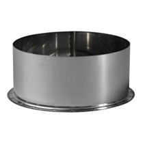 Tampon de Raccordement mâle en inox 304 Ø153mm - TEN