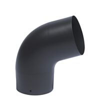 Coude 45° émail noir mat ∅125mm - TEN