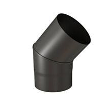 Coude 45° noir mat émail 180 - TEN