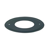 Rosace poêle à pellet en émail noir mat 80mm - TEN