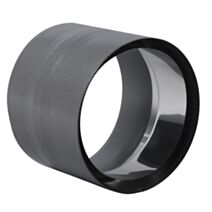 Raccord anti-bistre émail noir mat Ø150mm - TEN